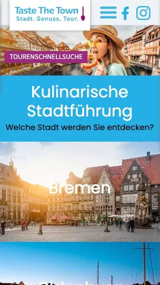Typo3 Relaunch Mobil-Screen Startseite