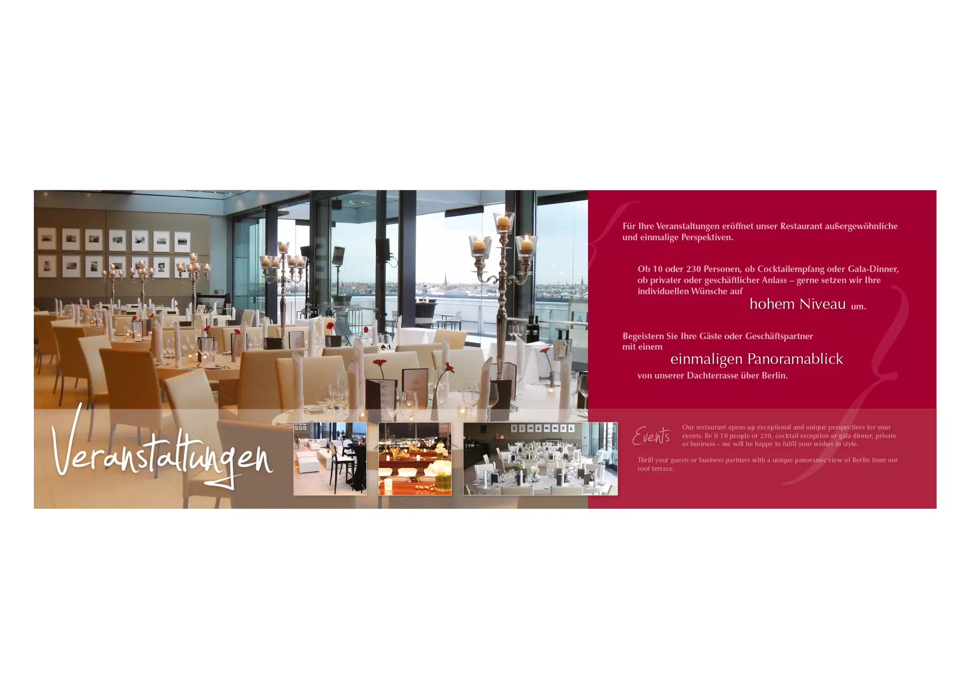 Cover Imagebroschüre für die Käfer Berlin GmbH