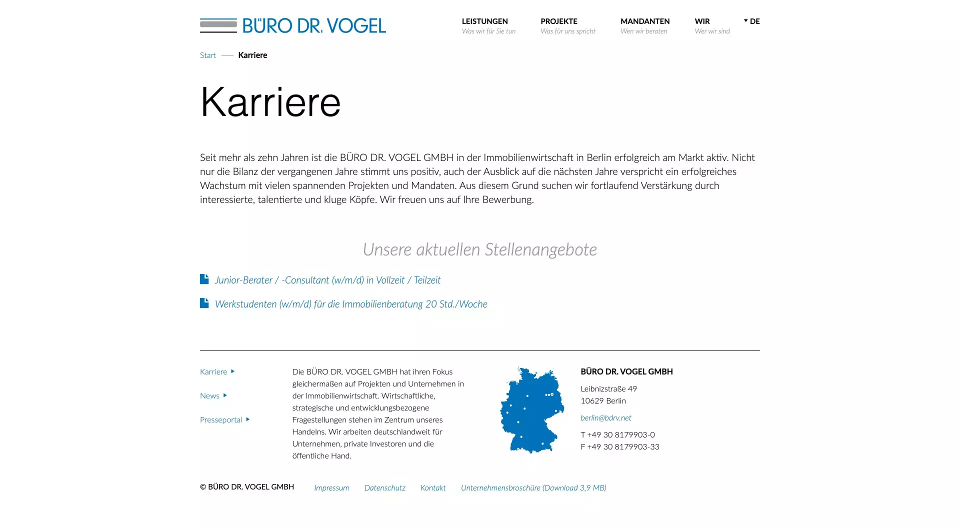  Typo3 Relaunch Desktop-Screen Karriere