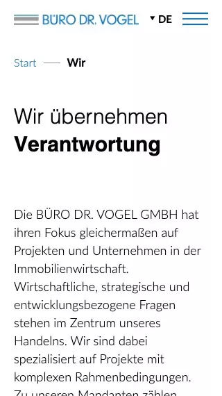 Typo3 Relaunch Mobil-Screen Info